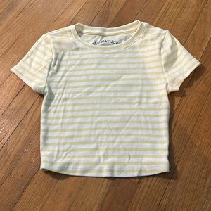 Aeropostale Seriously Soft Striped Baby Tee